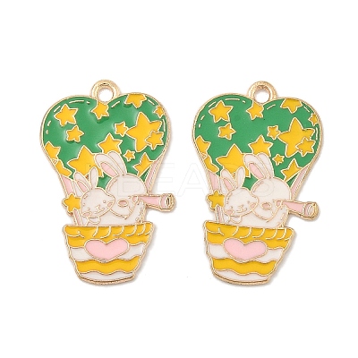 Animal Forest Theme Zinc Alloy Enamel Pendants LS-FIND-Z065-01G-1
