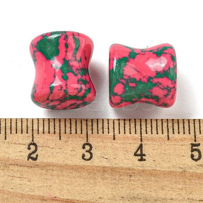 Synthetic Ruby in Zoisite Ear Gauges Flesh Tunnels Plugs EJEW-P293-02D-1