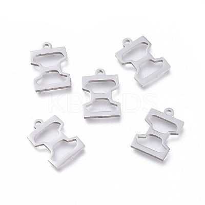 Non-Tarnish 304 Stainless Steel Charms STAS-L263-21P-1