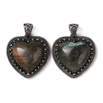 Natural Labradorite Pendants G-A095-01AS-01-1