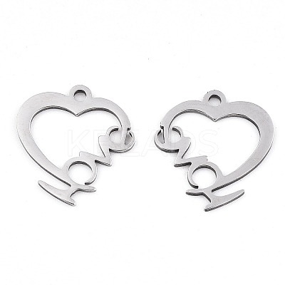 Non-Tarnish Valentine's Day 201 Stainless Steel Pendants LS-STAS-S081-076-1