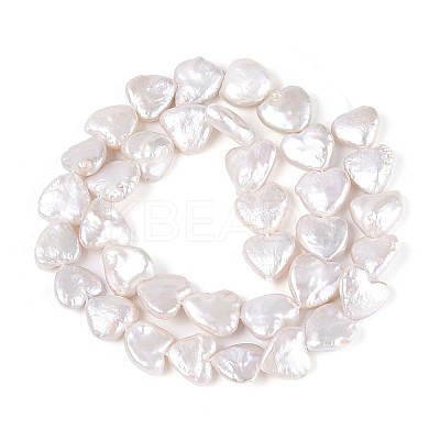 Natural Baroque Keshi Pearl Beads Strands PEAR-T006-33B-1