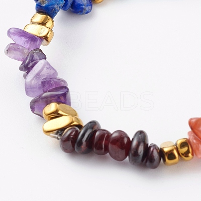 Chakra Jewelry BJEW-JB06156-1