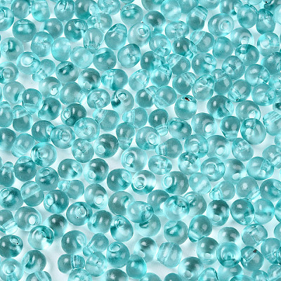 3/0 Baking Paint Glass Fringe Seed Beads SEED-A034-04H-1