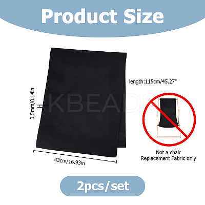 2Pcs Oxford Canvas Chair OCOR-HS0001-14D-1