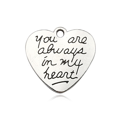 Mother's Day Theme Tibetan Style Alloy Pendnats LS-FIND-CJC0018-54D-1