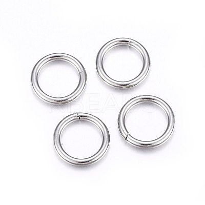 Tarnish Resistant 304 Stainless Steel Open Jump Rings STAS-F174-14P-1