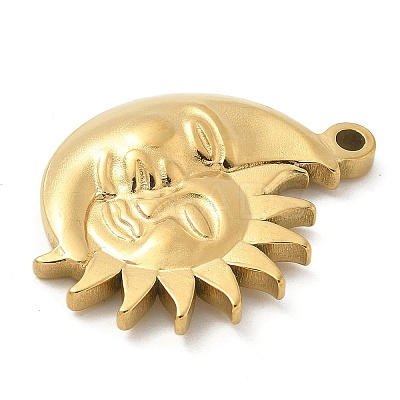 304 Stainless Steel Pendants STAS-I322-06G-02-1