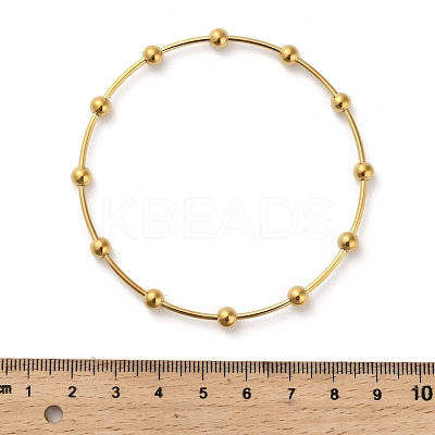 304 Stainless Steel Bangles for Women BJEW-V001-01G-1