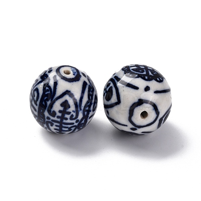Handmade Porcelain Beads X1-PORC-I027-19B-1