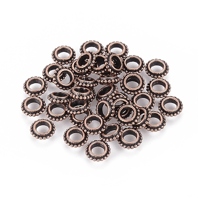 Tibetan Style Alloy Spacer Beads LS-RLF11067Y-NF-1