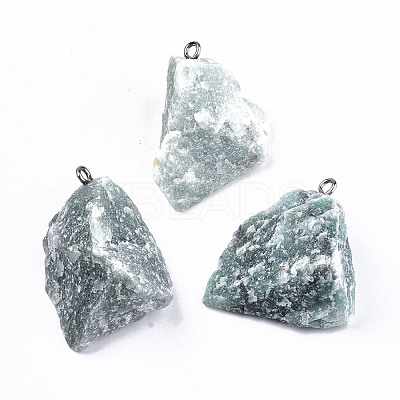 Natural Green Aventurine Pendants G-N332-022-04-1