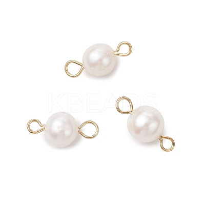 Natural Cultured Freshwater Pearl Round Links PALLOY-JF04219-02-1