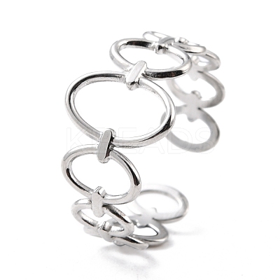 Tarnish Resistant 304 Stainless Steel Finger Rings RJEW-L102-05P-1