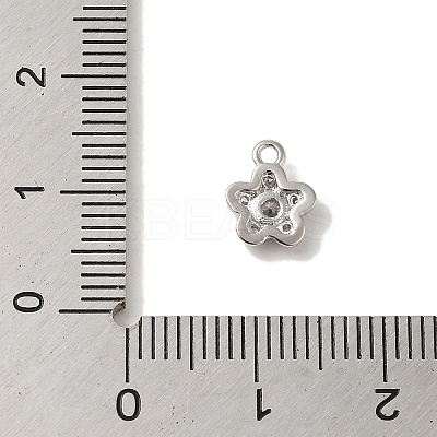 Brass Micro Pave Cubic Zirconia Pendants LS-KK-K371-03P-1