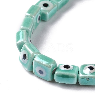 Handmade Porcelain Ceramic Beads Strands LAMP-B021-06I-1