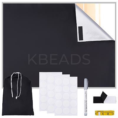 Polyester Portable Window Blackout Curtain for Travel AJEW-WH0632-03-1