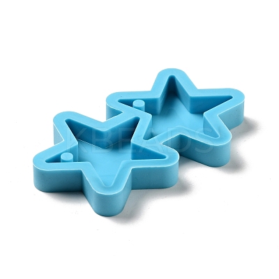 Star DIY Pendant Silicone Molds DIY-G062-D03-1