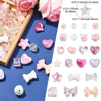 UV Plated Acrylic Bead FIND-CJC0010-90A-1