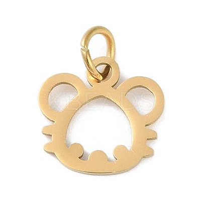 304 Stainless Steel Pendants STAS-L279-001G-09-1