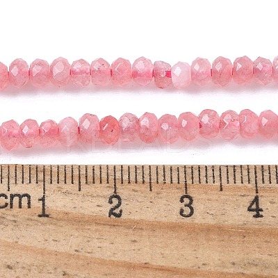 Dyed Natural Malaysia Jade Rondelle Beads Strands G-E316-2x4mm-66-1