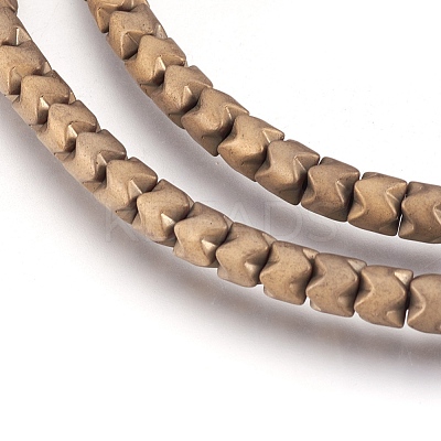 Electroplate Non-magnetic Synthetic Hematite Bead Strands G-I208-19F-E-1