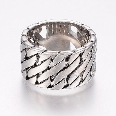 304 Stainless Steel Finger Rings RJEW-G091-13-21mm-1