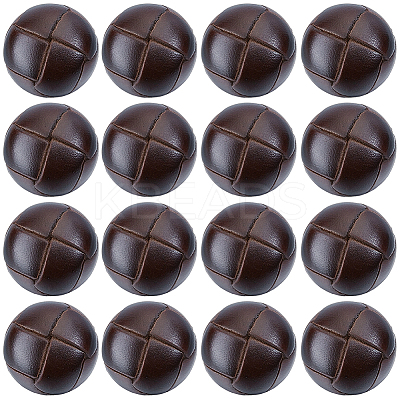 16Pcs 1-Hole Cowhide Shank Buttons FIND-CY0002-04A-1