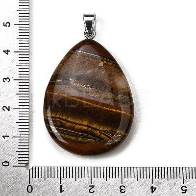 Natural Tiger Iron Pendants G-F820-14P-12-1