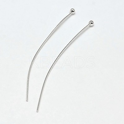 925 Sterling Silver Ball Head Pins STER-F018-03G-1