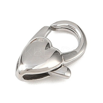 316 Stainless Steel Lobster Claw Clasps STAS-C154-03A-P-1