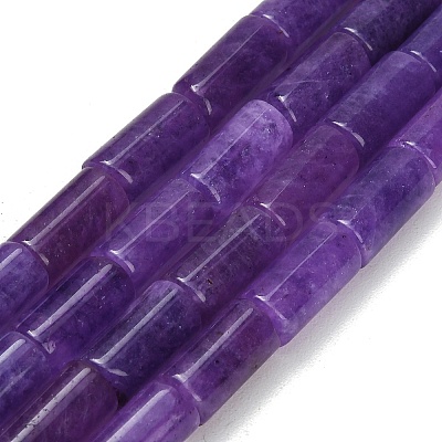 Dyed Natural Malaysia Jade Beads Strands G-C285-B01-01E-1