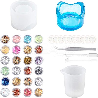 DIY Silicone Candle Holder Molds Kits DIY-AR0001-10-1