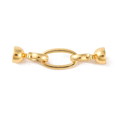 Brass Fold Over Clasps LS-KK-U016-21G-1