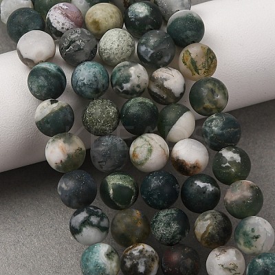 Natural Tree Agate Beads Strands G-T106-038-1