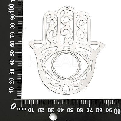 201 Stainless Steel Laser Cut Connector Charms STAS-Z116-07P-1