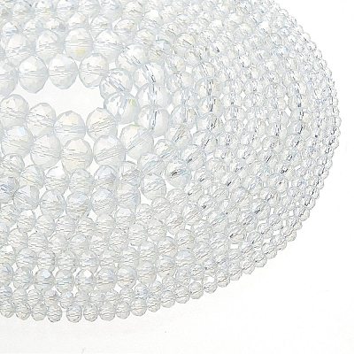 10 Strands 4 Styles Electroplate Glass Beads Strands EGLA-SZ0001-15-1