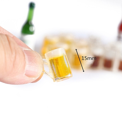 Mini Resin Beer Glass Model PW-WG07C9B-01-1