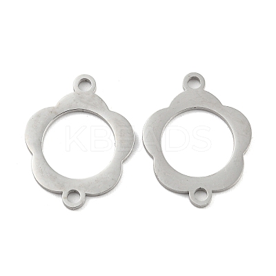 Non-Tarnish 304 Stainless Steel Connector Charms STAS-P344-08P-1