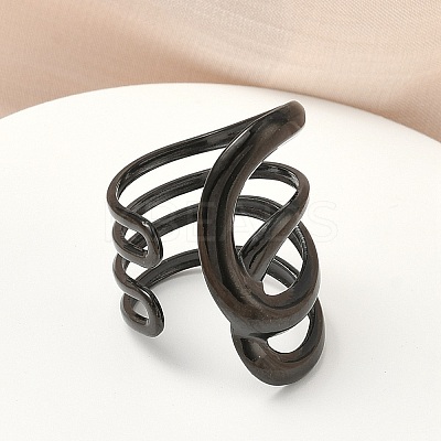 304 Stainless Steel Cuff Open Rings RJEW-D338-02C-EB-1