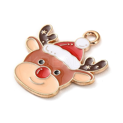 Alloy Enamel Pendants LS-ENAM-B030-02G-06-1