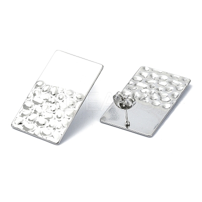 Tarnish Resistant 201 Stainless Steel Stud Earrings EJEW-K270-30P-1