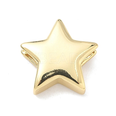 Star Brass Slide Charms LS-KK-P349-18A-G-1