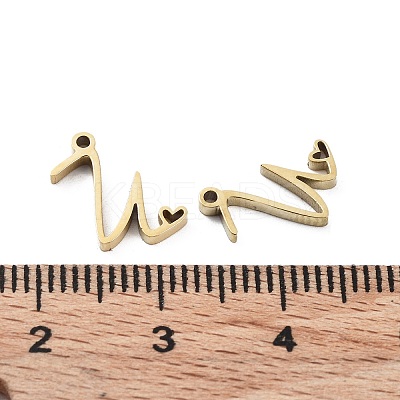 304 Stainless Steel Charms STAS-M327-02G-U-1