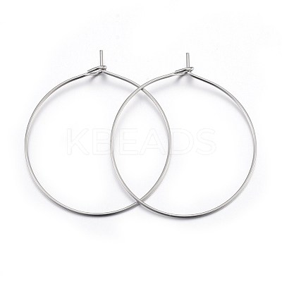 316 Surgical Stainless Steel Wine Glass Charms Rings X-STAS-L214-01C-1