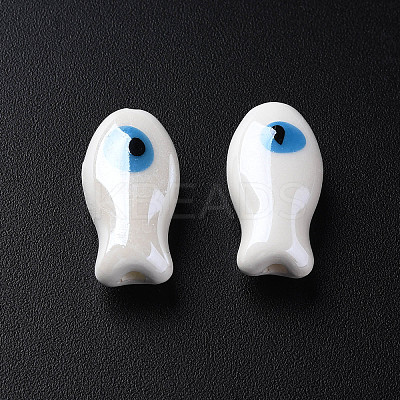 Handmade Porcelain Beads X-PORC-T007-06A-1