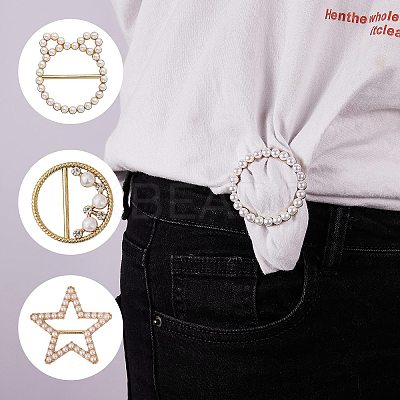 9Pcs 9 Style Alloy Buckles DIY-SZ0008-39-1