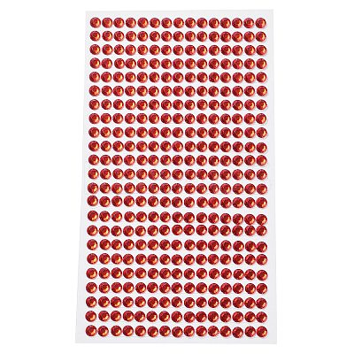 Self Adhesive Acrylic Rhinestone Stickers STIC-PW0012-01B-1