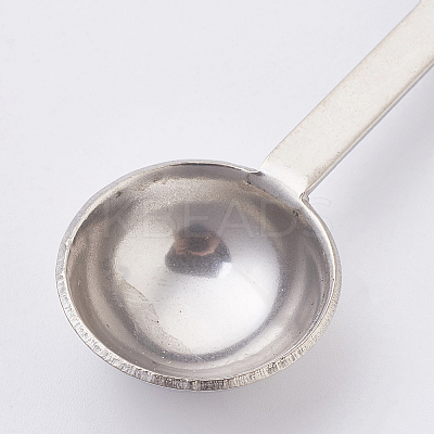 Stainless Steel Wax Seal Spoon X-DIY-WH0056-02-1