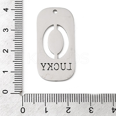 304 Stainless Steel Pendants STAS-D200-02A-P-1